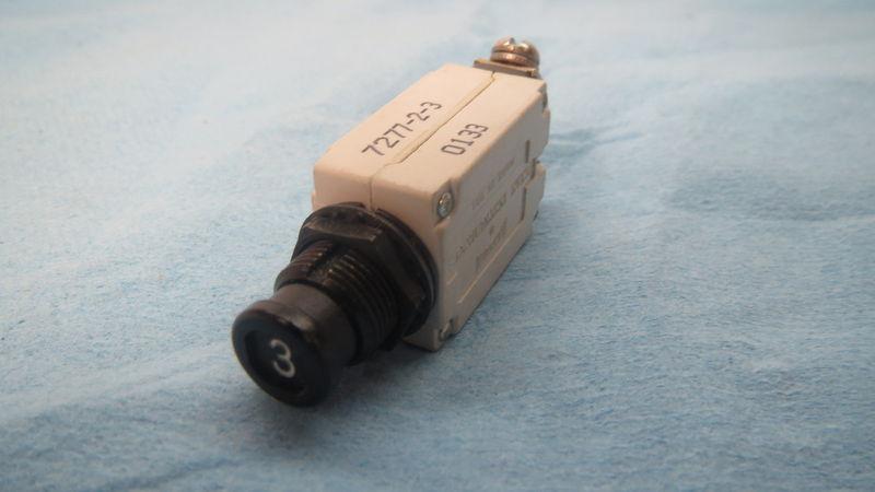 Klixon circuit breaker 3 amp p/n 7277-2-3