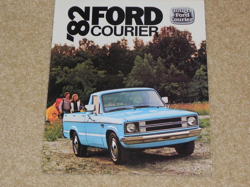 1982 ford courier nos dealer sales brochure from my dealership. old original. 