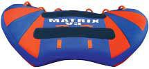 Kwik-tek matrix towable tube 3 person - orange/blue - 97" x 74" ahmx-v3
