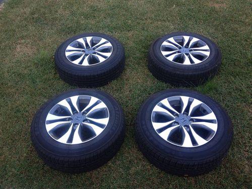 New 2013 honda accord 16 inch rim wheels and tires set oem lowest price anywhere