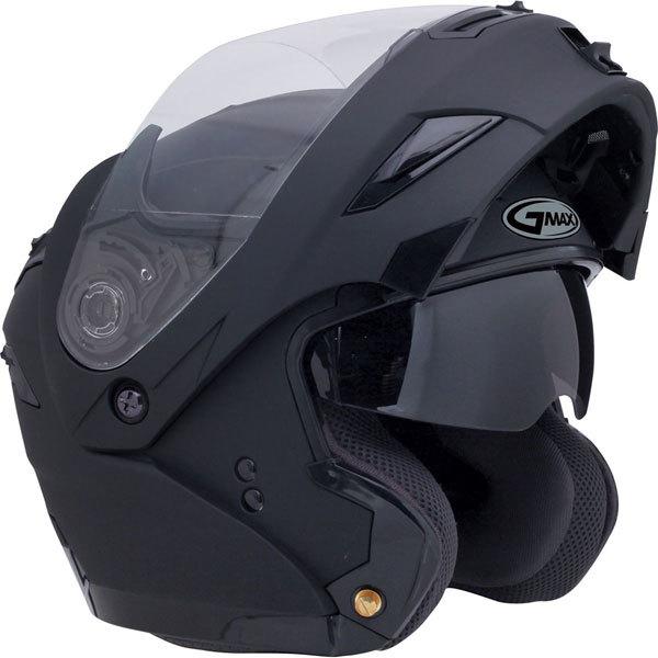 Flat black l gmax gm54s modular helmet