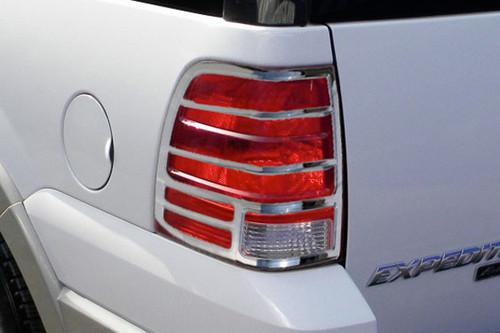 Ses trims ti-tl-103 ford expedition taillight bezels covers chrome ring trim abs