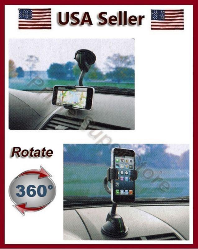Universal windshield/dash car phone holder kit mobile iphone cell mp3 mp 3 3gs 