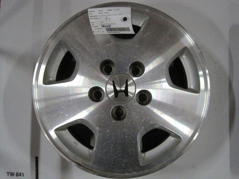 01 02 honda accord wheel 6 cyl (5 lug), 15x6-1/2, alloy autogator 