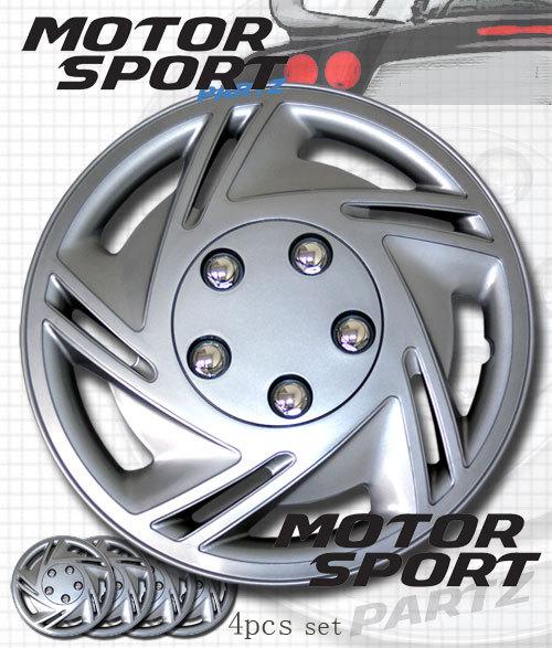 Wheel rim skin cover 4pcs set style 602 hubcaps 14" inches 14 inch hub cap