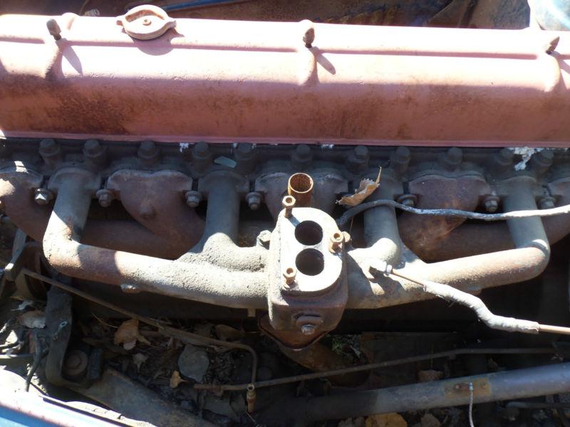 37 38 buick straight 8 eight engine motor intake exhaust manifold manifolds
