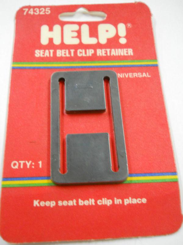 Help parts 74325 universal seat belt retainer (s)