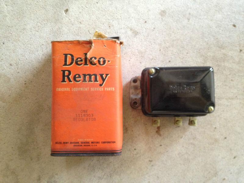 1949-52 1118303 delco remy voltage regulator gmc & international 6 volt pos new