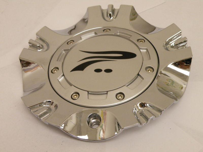 (1) platinum 122 c531901 89-9122c used chrome wheel hub cover center cap