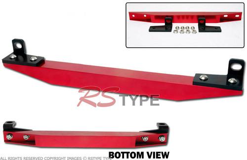 Dc5 2002 2003 2004 2005 2006 acura rsx aluminum rear lower tie bar  red