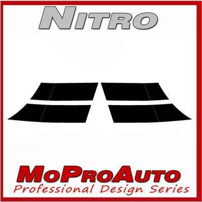 Dodge nitro double bar hood graphics -pro vinyl decals stripes 3m 363