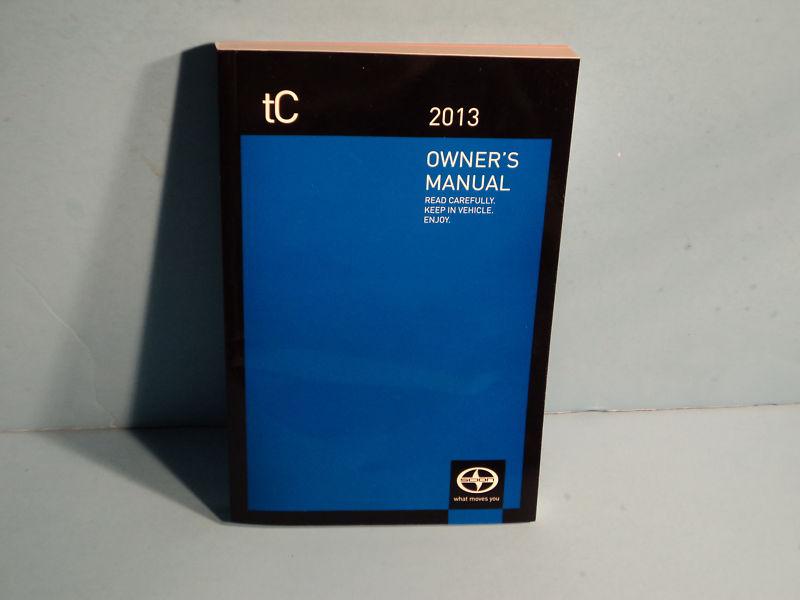 13 2013 scion tc owners manual