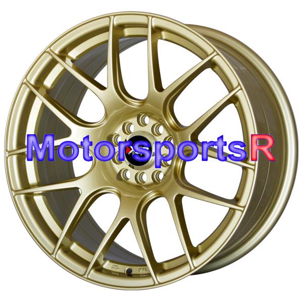 19 19x8.75 xxr 530 gold concave wheels rims 5x114.3 07 08 infiniti g35 g37 sedan