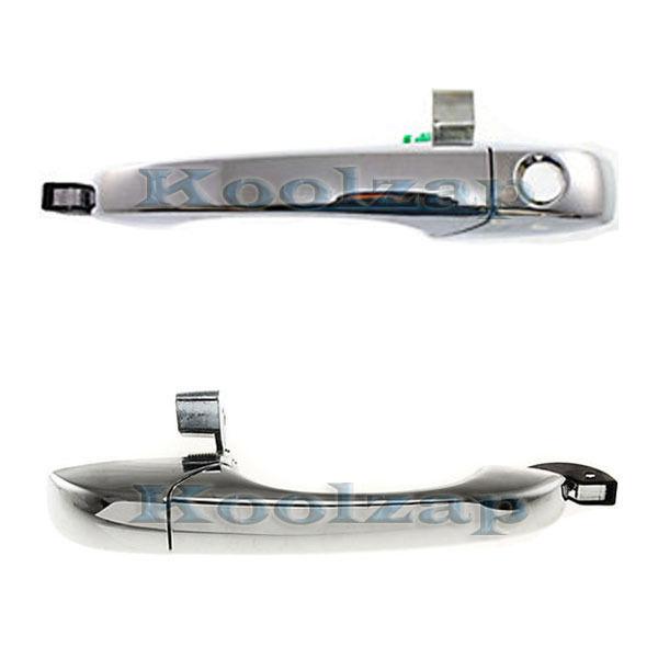 05-08 magnum 05-10 300 chrome front outside outer door handles pair left + right