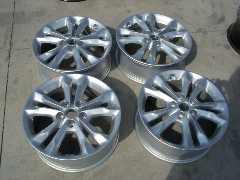 2011-2012 74638 oem kia optima set of 17" alloy wheels 52910-2t350