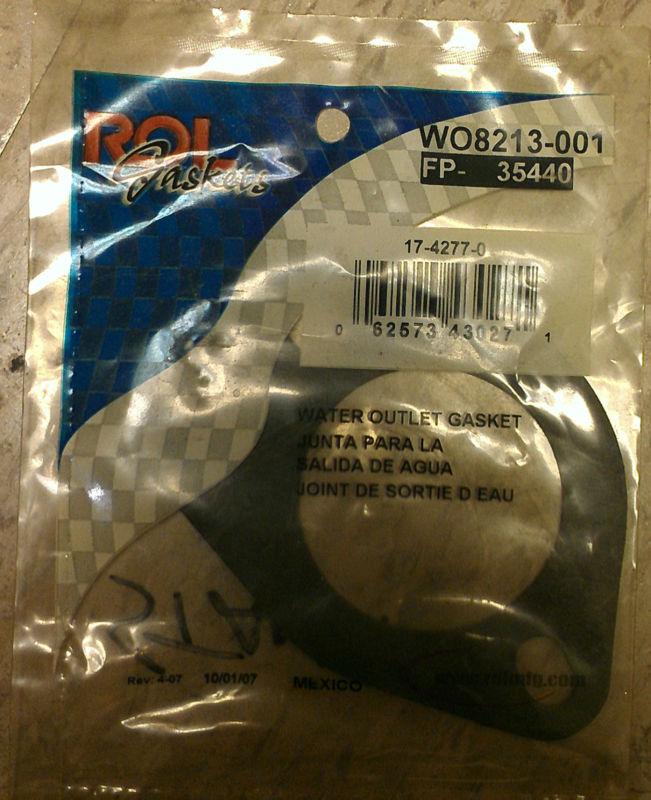 Rol wo8213-001 engine coolant outlet gasket ford mustang 5.0 302 94-95 +others!