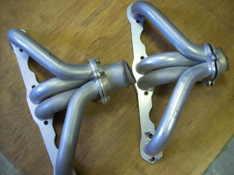 Ceramic coated blockhugger exhaust headers for chevy 350