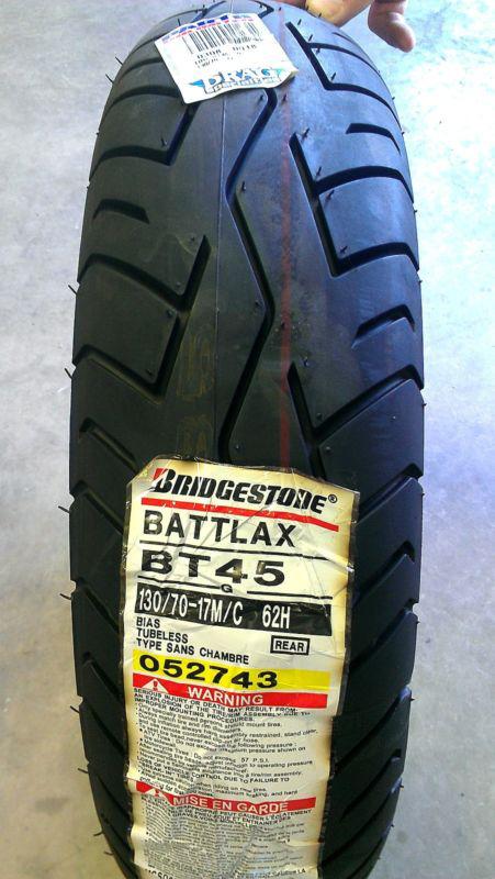 Bridgestone, battlax bt-45 high performance tire - rear - 130/70-17