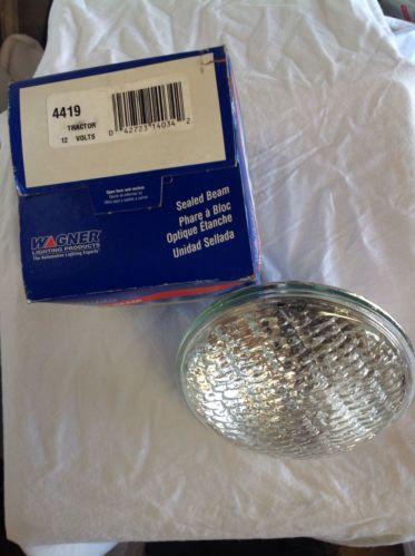 New in box new old stock oem wagner incandescent sealed beam off road bulb 4419