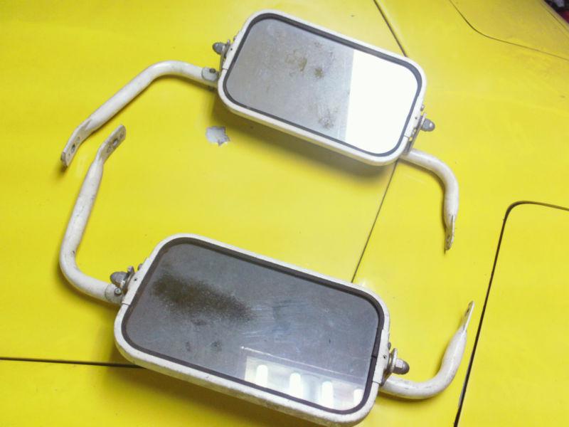Vtg pair pick-up truck towing mirrors 1960's ford,gmc,chevy,dodge ? west coast