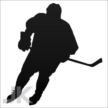 Decals sticker ice hockey player 0502 zab27