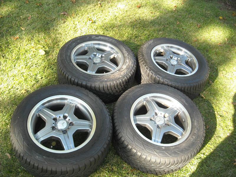 2008 mercedes benz g55 amg wheels and tires gunmetal/dark gray oem 