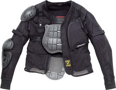 New spidi multitech armor adult mesh jacket, black, xl
