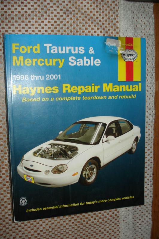 1996-2001 ford taurus mercury sable shop manual service book repair 97 98 99 00