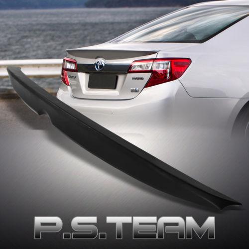 2012+ toyota camry rear trunk sport spoiler wing lip (paintable)