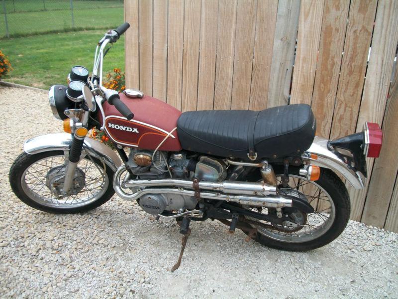 1971 honda cl350 scrambler motorcycle                          ~barn fresh find~