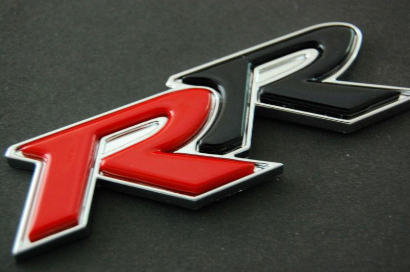 Honda civic rr badge emblem si ep3 fd2 3d type r 