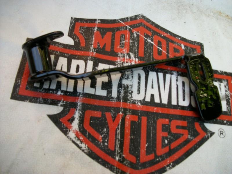 Harley touring 11 inch brake pedal-gloss black powder coat-fits 97-07 