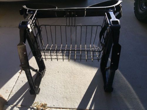 E z go txt golf cart part bag rack and sweater basket with bag straps 1994-up