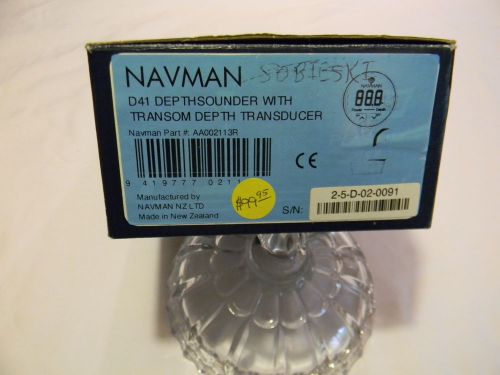 Navman depth sounder with transducer