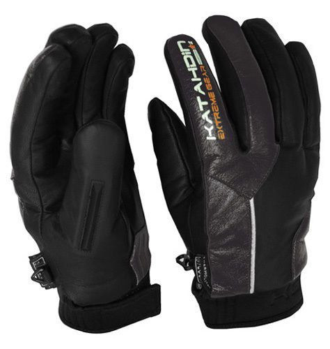Katahdin gear kg047027 kg track leather gloves black - short - 3x