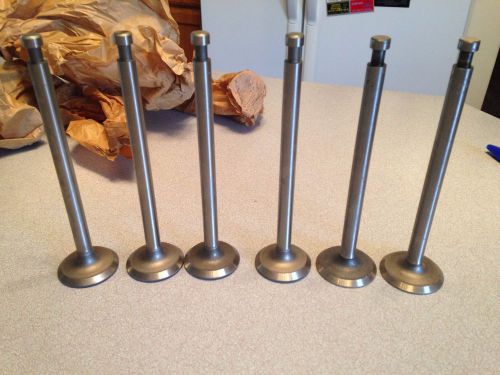 New mcquay-norris henry j willys 2.2l 134 exhaust valve set of 6 cj-3a jeep nos