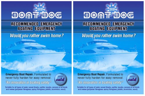 Boat bog 200g - emergency safety equipment - leak plug (2 for $40)  (2btb200c)
