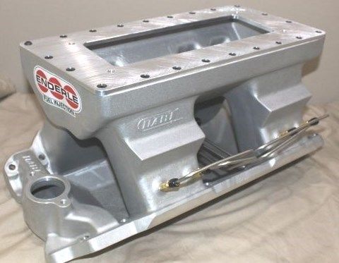 Dart tall deck  tunnel ram  w stainless lines, nozzles, jets, billet top enderle