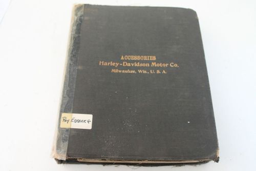 Harley j model jd rare accessories folder from egeberg harley in 1920,s