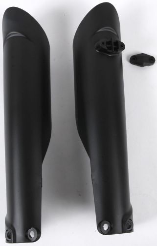 Acerbis ktm/husky fork covers black fits: husqvarna tc 250,te 250,fe 350 s,fe 50