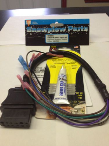 Western truck side repair harness for unimount plows