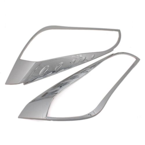 Chrome high quality 2pcs front headlight lamp cover trim fit for bmw x1
