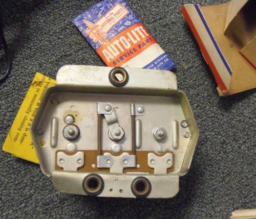 Nos #vrp-4503a 1940-50 chrysler  desoto 6 volt voltage regulator auto-lite