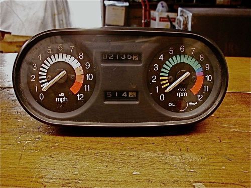Yamaha excell / phazer /srv/xlv snowmobile speedometer / tachometer / 1984-1987