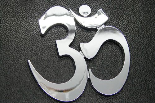 Ohm om symbol 3d emblem sticker decal badge body sticker for cars yoga hinduism