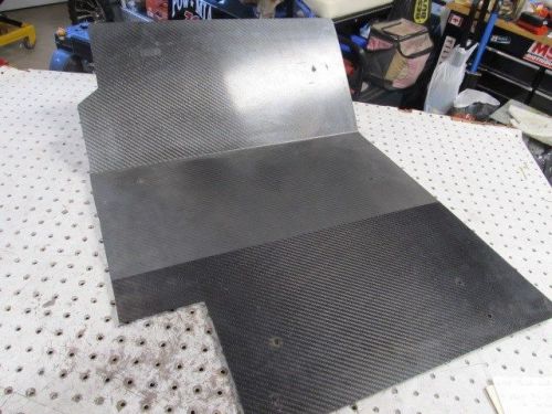 Nascar carbon fiber driver floor board pan foot heat insulation