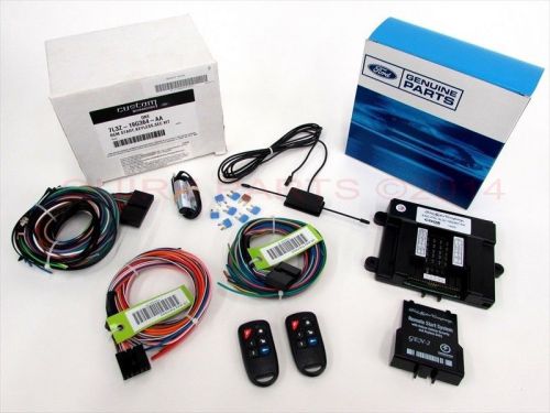Ford lincoln mercury remote car starter system kit keyless entry &amp; alarm oem new