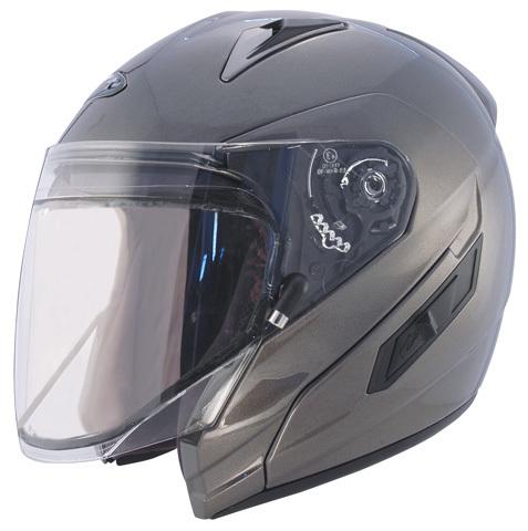 Zox etna svs silver lg helmet w/electric shield