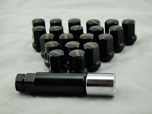 For wheels lock lug nuts 20pcs 12x1.5mm acorn rim close end black v58