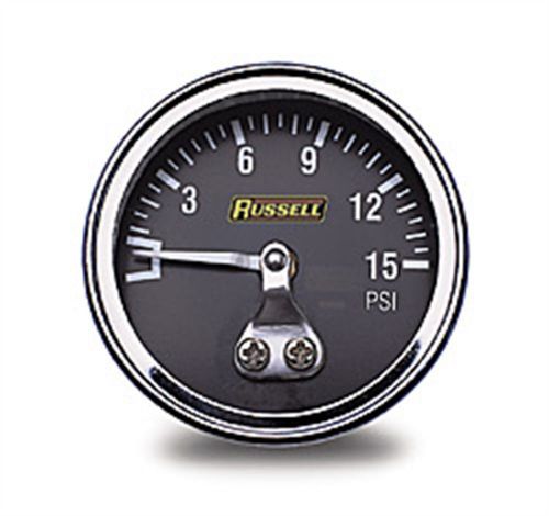 Russell 650350 fuel pressure gauge 1.5 in. gauge